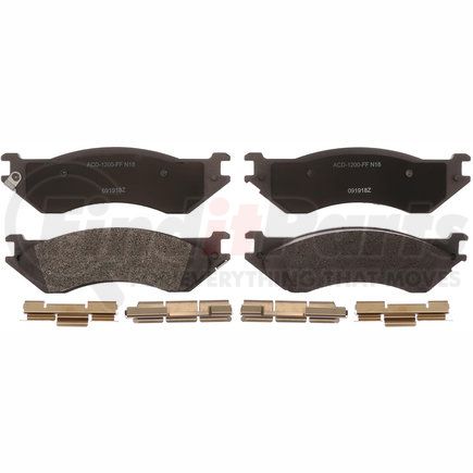 14D702AMH by ACDELCO - PAD SET,RR DISC