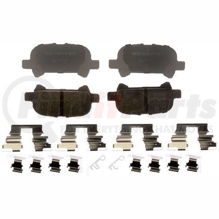 14D828CHF1 by ACDELCO - PAD SET,RR DISC BRK