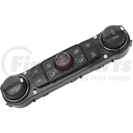 15-74881 by ACDELCO - Black Carbon Heating and Air Conditioning Remote Control Assembly