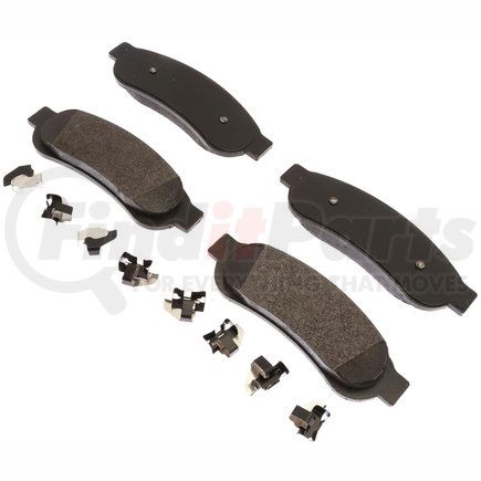17D1334MHF1 by ACDELCO - PAD SET,RR DISC BRK