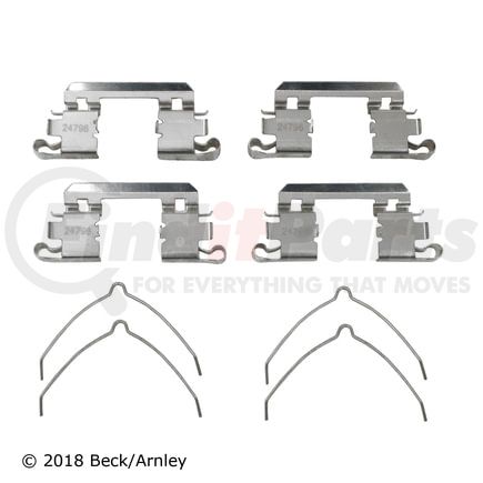 084-1969 by BECK ARNLEY - DISC BRAKE HRDWR KIT