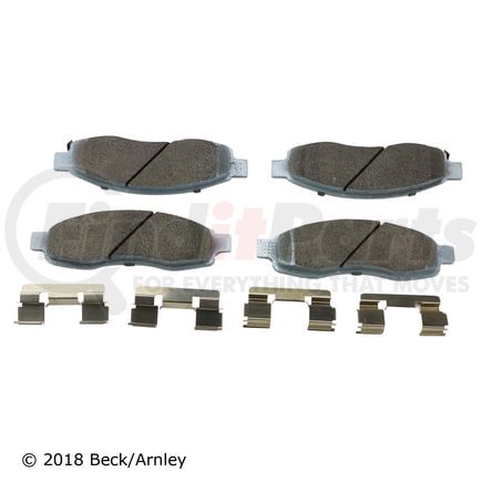 085-6747 by BECK ARNLEY - PREMIUM ASM PADS W / HARDWARE