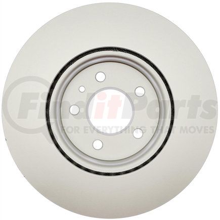 18A81048AC by ACDELCO - Disc Brake Rotor - Front, Coated, Plain, Conventional, Cast Iron