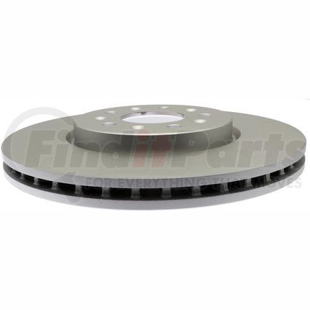 18A82033AC by ACDELCO - Disc Brake Rotor - 5 Lug Holes, Coated, Plain Vented, Front Brake