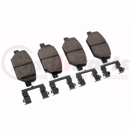 171-1223 by ACDELCO - Front Disc Brake Pad Kit with Springs