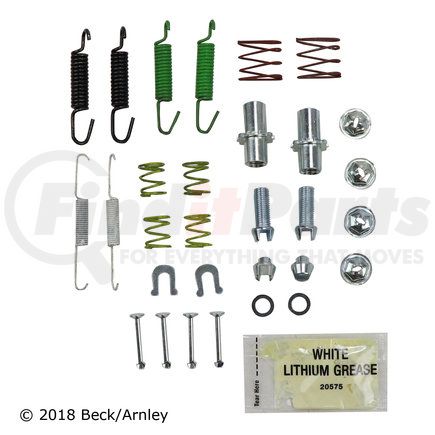 084-2155 by BECK ARNLEY - EMERGENCY BRAKE SHOE HARDWARE KIT