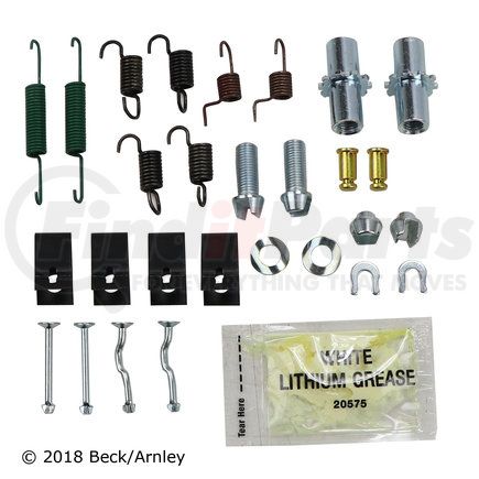 084-2157 by BECK ARNLEY - EMERGENCY BRAKE SHOE HARDWARE KIT