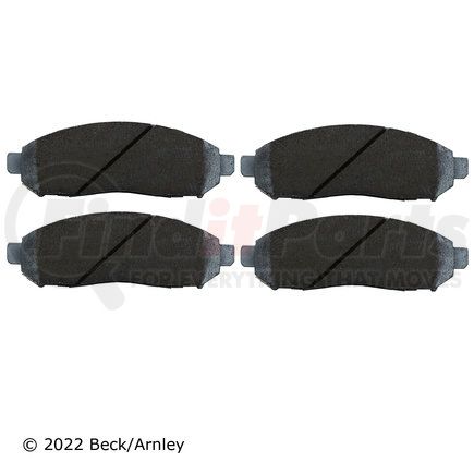 085-2057 by BECK ARNLEY - PREMIUM ASM BRAKE PADS