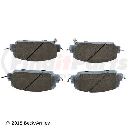 085-2076 by BECK ARNLEY - PREMIUM ASM BRAKE PADS