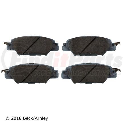 085-2082 by BECK ARNLEY - PREMIUM ASM BRAKE PADS