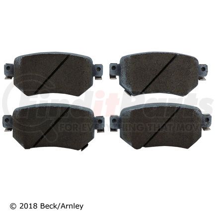 085-2083 by BECK ARNLEY - PREMIUM ASM BRAKE PADS