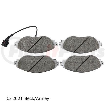085-2123 by BECK ARNLEY - PREMIUM APPLICATION SPECIFIC MATERIAL BRAKE PADS