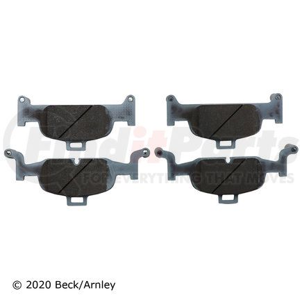 085-2105 by BECK ARNLEY - PREMIUM APPLICATION SPECIFIC MATERIAL BRAKE PADS