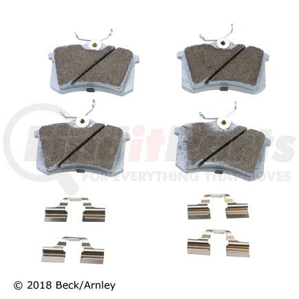 085-6325 by BECK ARNLEY - PREMIUM ASM PADS W / HARDWARE