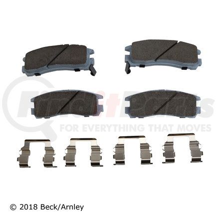 085-6341 by BECK ARNLEY - PREMIUM ASM PADS W / HARDWARE