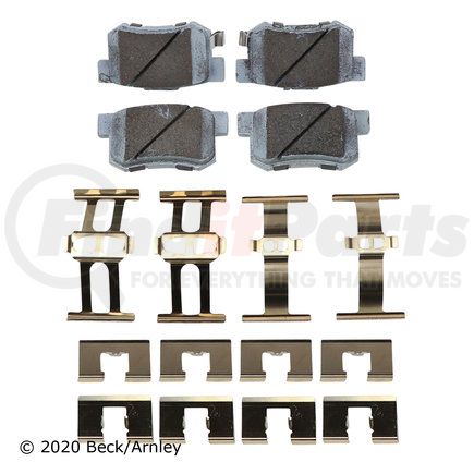 085-6467 by BECK ARNLEY - PREMIUM ASM PADS W / HARDWARE