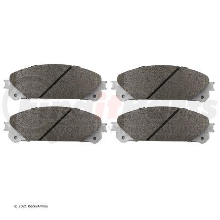085-2121 by BECK ARNLEY - PREMIUM APPLICATION SPECIFIC MATERIAL BRAKE PADS