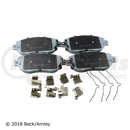 085-6506 by BECK ARNLEY - PREMIUM ASM PADS W / HARDWARE