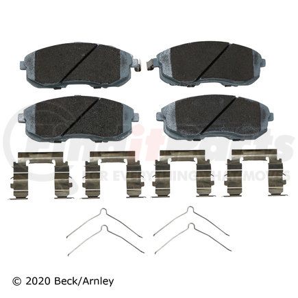 085-6514 by BECK ARNLEY - PREMIUM ASM PADS W / HARDWARE