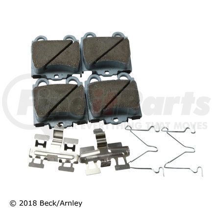 085-6611 by BECK ARNLEY - PREMIUM ASM PADS W / HARDWARE