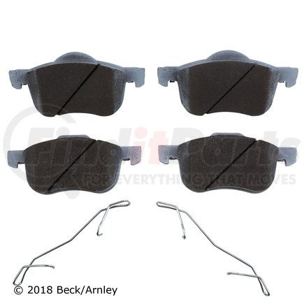 085-6615 by BECK ARNLEY - PREMIUM ASM PADS W / HARDWARE