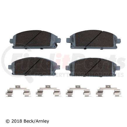 085-6546 by BECK ARNLEY - PREMIUM ASM PADS W / HARDWARE