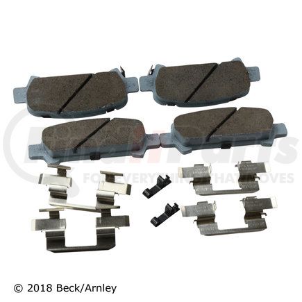 085-6573 by BECK ARNLEY - PREMIUM ASM PADS W / HARDWARE