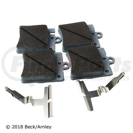 085-6629 by BECK ARNLEY - PREMIUM ASM PADS W / HARDWARE