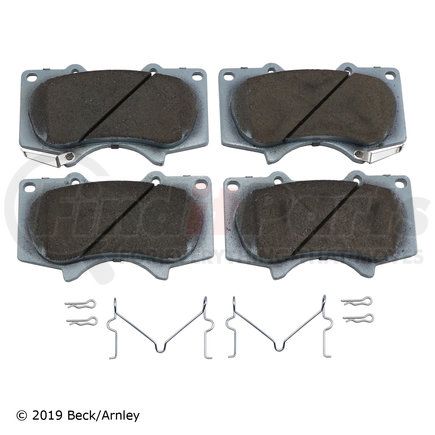 085-6678 by BECK ARNLEY - PREMIUM ASM PADS W / HARDWARE