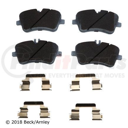 085-6714 by BECK ARNLEY - PREMIUM ASM PADS W / HARDWARE