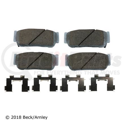 085-6725 by BECK ARNLEY - PREMIUM ASM PADS W / HARDWARE