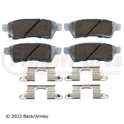 085-6727 by BECK ARNLEY - PREMIUM ASM PADS W / HARDWARE