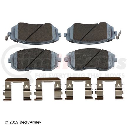 085-6702 by BECK ARNLEY - PREMIUM ASM PADS W / HARDWARE