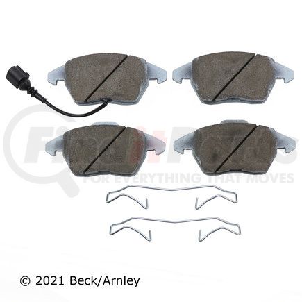 085-6763 by BECK ARNLEY - PREMIUM ASM PADS W / HARDWARE