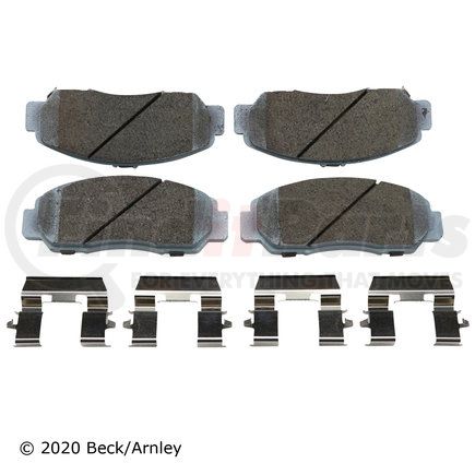 085-6766 by BECK ARNLEY - PREMIUM ASM PADS W / HARDWARE