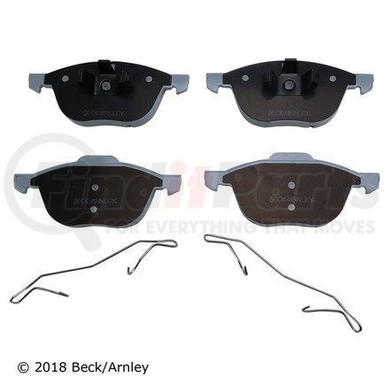 085-6752 by BECK ARNLEY - PREMIUM ASM PADS W / HARDWARE