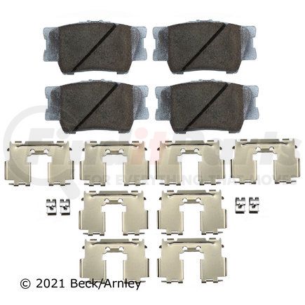 085-6756 by BECK ARNLEY - PREMIUM ASM PADS W / HARDWARE