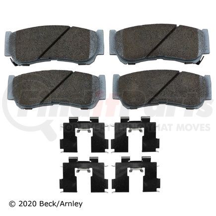 085-6797 by BECK ARNLEY - PREMIUM ASM PADS W / HARDWARE