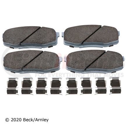 085-6793 by BECK ARNLEY - PREMIUM ASM PADS W / HARDWARE