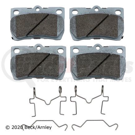 085-6807 by BECK ARNLEY - PREMIUM ASM PADS W / HARDWARE