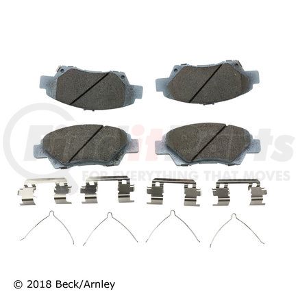 085-6828 by BECK ARNLEY - PREMIUM ASM PADS W / HARDWARE