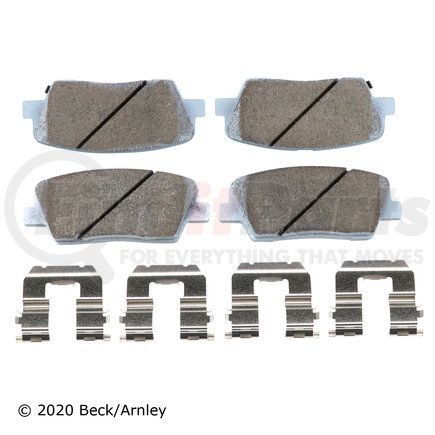 085-6787 by BECK ARNLEY - PREMIUM ASM PADS W / HARDWARE