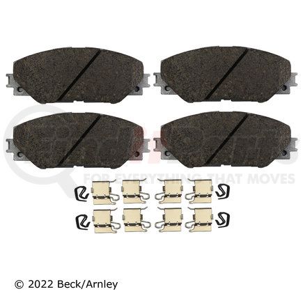 085-6790 by BECK ARNLEY - PREMIUM ASM PADS W / HARDWARE