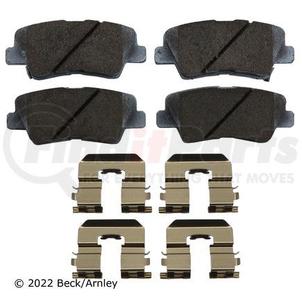 085-6829 by BECK ARNLEY - PREMIUM ASM PADS W / HARDWARE