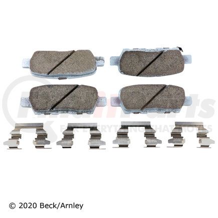 085-6832 by BECK ARNLEY - PREMIUM ASM PADS W / HARDWARE