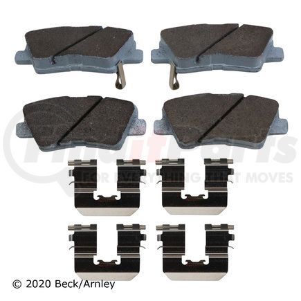 085-6941 by BECK ARNLEY - PREMIUM ASM PADS W / HARDWARE