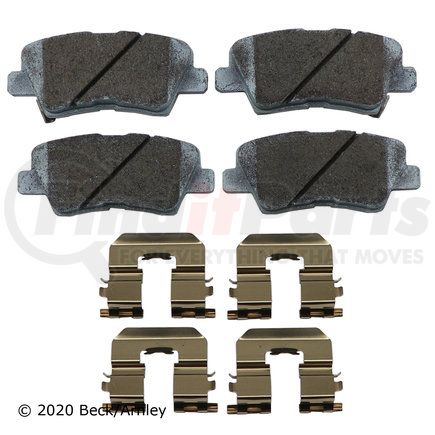 085-6956 by BECK ARNLEY - PREMIUM ASM PADS W / HARDWARE