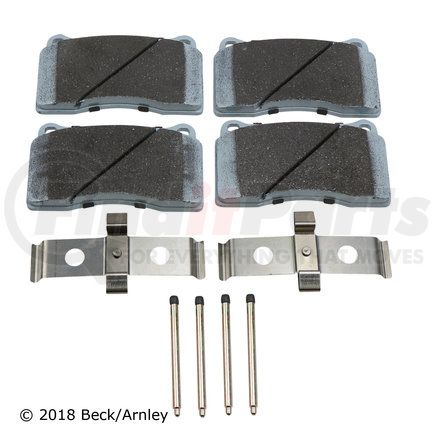 085-7000 by BECK ARNLEY - PREMIUM ASM PADS W / HARDWARE