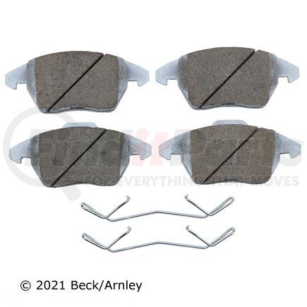 085-6978 by BECK ARNLEY - PREMIUM ASM PADS W / HARDWARE