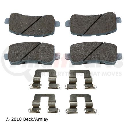 085-7019 by BECK ARNLEY - PREMIUM ASM PADS W / HARDWARE
